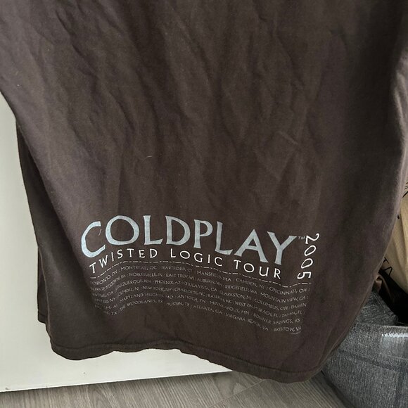 Vintage 2005 Coldplay Twisted Logic Tour Tee - Picture 4 of 5